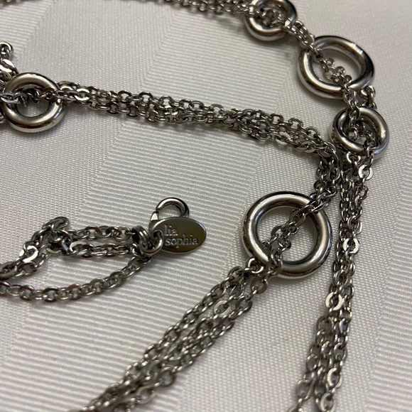 Lia Sophia Silver Tone Chain Necklace - Picture 4 of 4
